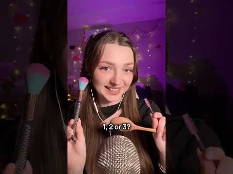 1, 2 or 3? #asmr #asmrsounds #asmrrelax #asmrsleep #relax #tingles #asmrvideo #relaxingvideos