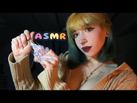 ASMR Playing With Putty & Yapping | Crunchy Sounds, Whispering