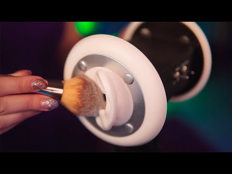 ASMR CLOSE UP Ear Brushing 💎 No Talking, 3Dio