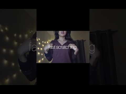 slow vs fast fabric scratching asmr #asmr #relax #visualtingle #asmrsounds #lofi #shorts #feeds