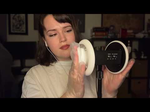 ASMR 3Dio Ear MASSAGE w/ Gloves & Oil