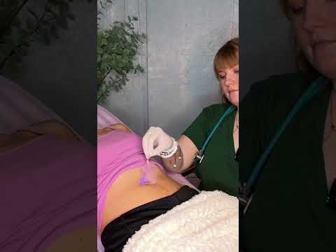 ASMR Stomach Sensory Test🩵 #asmr #asmrsounds #asmrtingles #asmrmedical