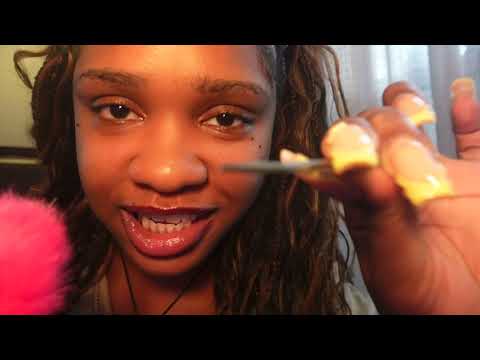 ASMR Lash Clusters and Chewing Gum