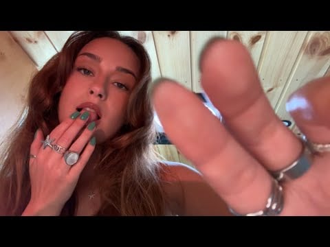 [ASMR] fast spit painting session 😛