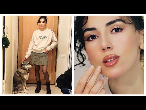 ASMR Get Ready With Me ~ Softly Spoken makeup and cute winter outfit ~ chit chat