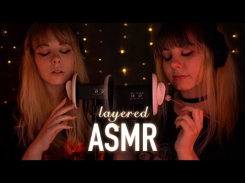 200% ASMR | layered sensitive Ear Attention, Mic Blowing, Cleaning - rain, no talking