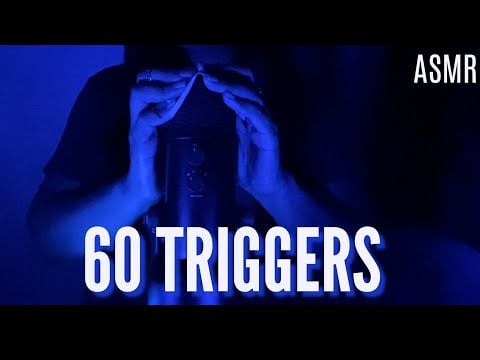 ASMR 60 Triggers in 60 Seconds (Scratching, Tapping, Whispers, & more)