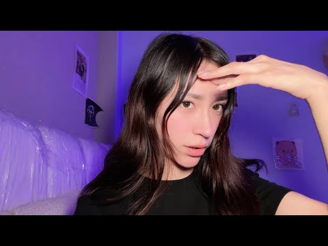 Solo quiero cuidarte esta noche solo soy😔 tu vecina 💖/ASMR-ROLEPLAY