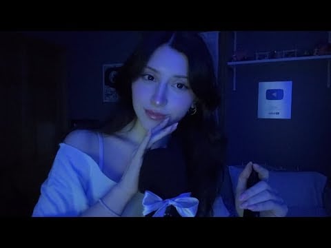 ASMR Gently Fall Asleep ☆⟡. ⊹ ₊ ݁. tapping, inaudible whispers, perfume, up close rambles ~