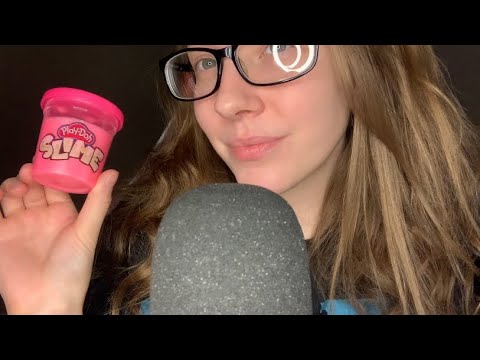 ASMR Playing With Pink Slime (No Talking)