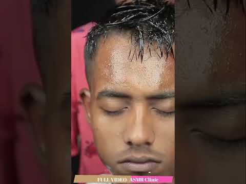 Indian Barber Relaxing ASMR 3D Sound Massage With Cracking #shorts