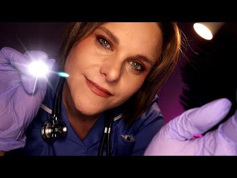 Most Relaxing ASMR Night Nurse: Check Up & Wound Care