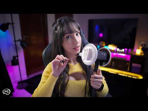 ASMR Relaxante para Dormir: Coçando seus Ouvidos com Cotonete Japonês e Brush [4K]