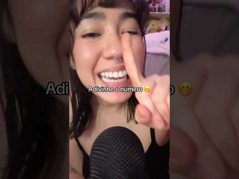 Duvido você adivinhar os números 🤭 #asmr #inaudível