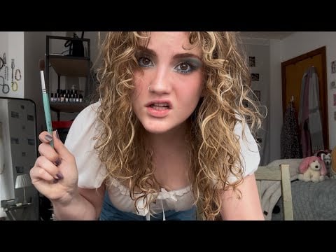 ✨get ready with your bestie✨ Personal Attention ASMR Makeup Tutorial (my landlord is a sociopath)