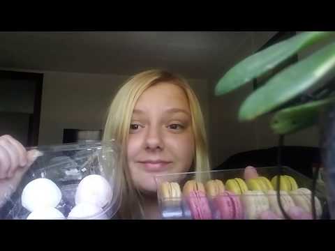 ASMR ● mochi & macaron eating (so delicious)