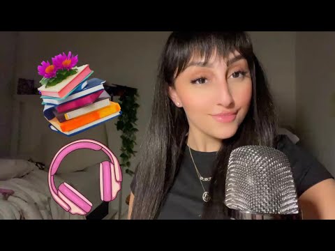 ASMR- Ear to Ear Close Up Whispers (Reading You My Favorite Lines 📖) HIGH Sensitivity, Super Tingly