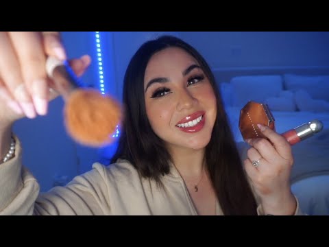 ASMR SLEEP - BESTIE DOES YOUR MAKEUP #relaxing