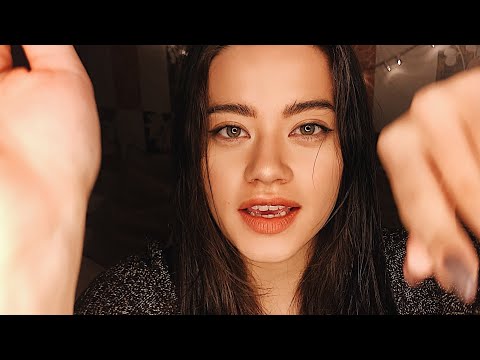 SLEEP HYPNOSIS| Fall Asleep Fast| Hands movements| Hair Brush| Face touching| Role play| ASMR