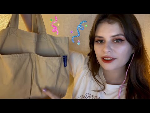 asmr ¿Que tengo en mi bolso? (What I have on my bag? (#asmr)