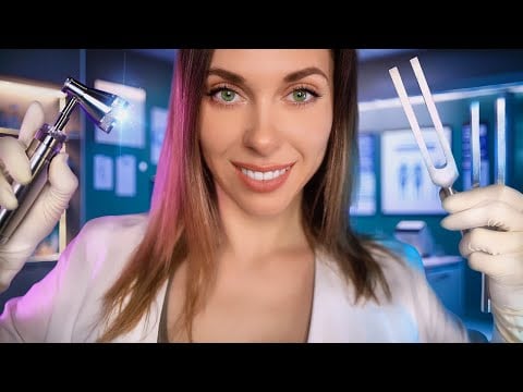 ASMR Unclogging Your Ears (Deep Ear Cleaning) Otoscope Exam - Personal Attention roleplay