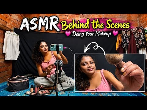 ASMR | Behind The Sences | Doing Your Makeup 💄 🫢