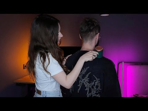 ASMR Preparing My Brother for a Date 💅 Fabric Sounds (No Talking)