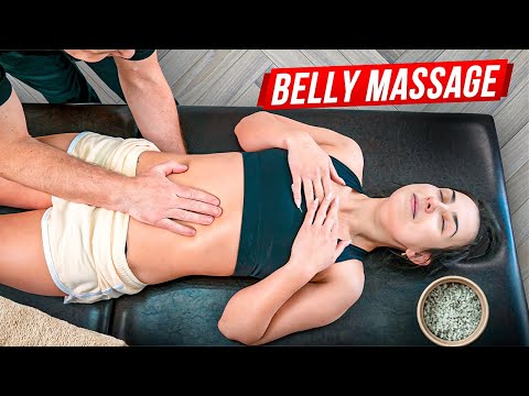 VISCERAL ABDOMINAL MASSAGE - MASSAGE THERAPY TECHNIQUES (4K VIDEO)