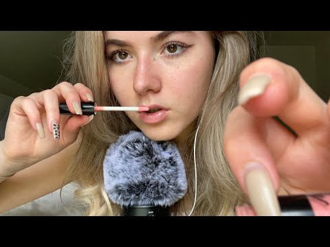 ASMR- Lipgloss bei dir und bei mir 🫦 [Mouth Sounds]