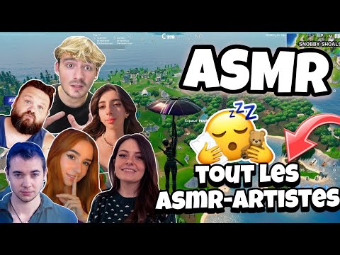 ASMR Français • Je CHUCHOTE le NOM de TOUS les ASMR-ARTISTES FRANÇAIS  😴💤