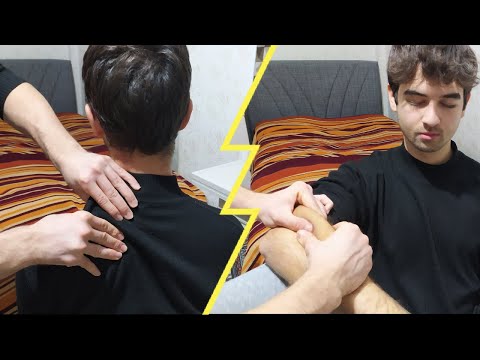 ASMR | Massage to Relax Your Back - Massage for Neck and Shoulder Pain