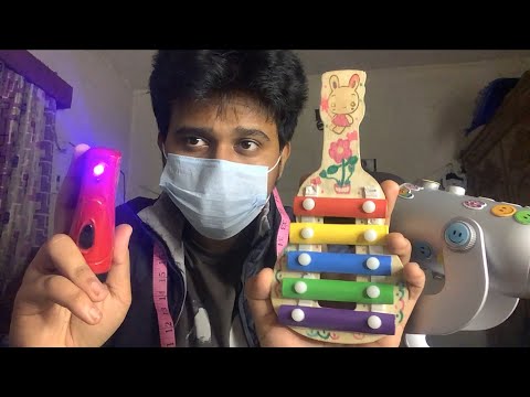 ASMR FAST CRANIAL NERVE EXAM and FAST HAIRCUT (COMBINED ASMR)