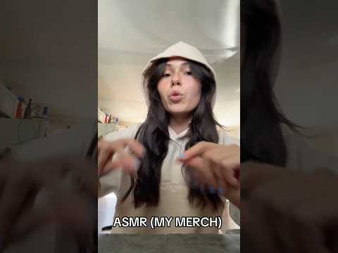 ASMR my merch! (Link is in my community post tab) #fypシ #asmr #asmrtriggers #haul #viral #relax