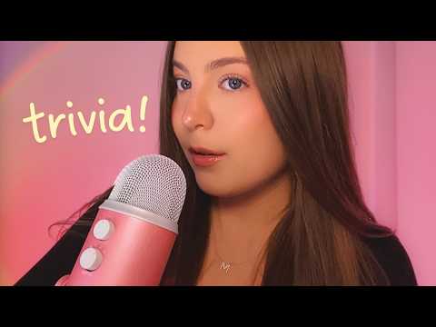 ASMR Asking You Trivia Questions 🤓⭐️ Clicky Whispers