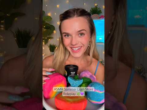 #asmr Lush Store Roleplay 🌿 Patreon Exclusive #lush #asmrvideo #asmrsounds #bathbomb #skincare