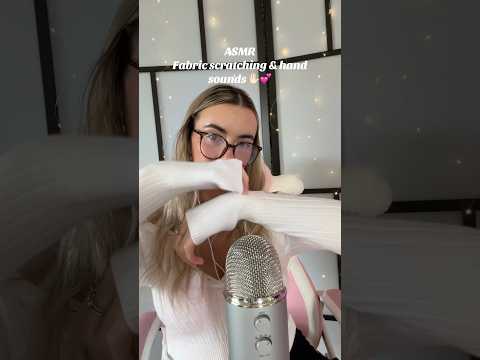 ASMR fast hand movements and fabric scratching ✨✨ #asmrfastandaggressive #asmrhandmovements