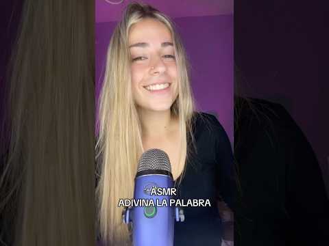 ASMR ADIVINA LA PALABRA 🫶🏼 #asmr #relax #tingles #dormir