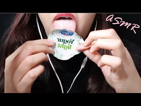 ASMR COMIENDO Yogurt | ASMR en Español | ASMR Eating Sounds | MUKBANG ASMR