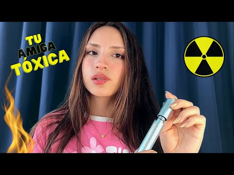 tu amiga TÓXICA te maquilla ☠️☢️ l Roleplay ASMR