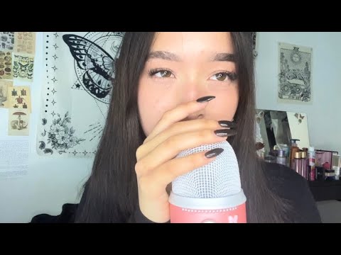 ASMR clickly cupped whisper ramble