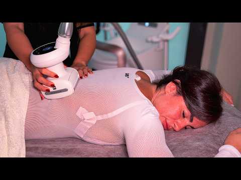 ASMR: Lymphatic Drainage LPG Massage  | Real Full Body Spa Treatment (No Talking)