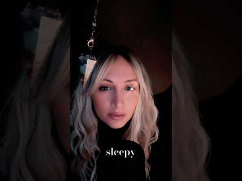 {ASMR} GETTING REALLY SLEEPY #asmr #shorts #shorts video #shortsfeed #asmrtriggers #reels #explore