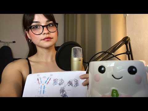 ASMR softspoken estudiando: proteínas, cómo están formadas y su función anti-🦠 (anticuerpos)