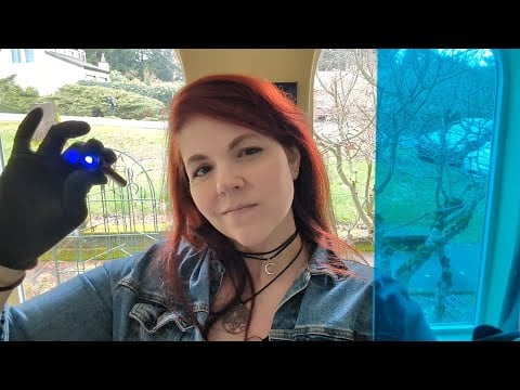 ASMR - Eye Exam and Color Correction - Gloves - Light - Soft and Normal Spoken