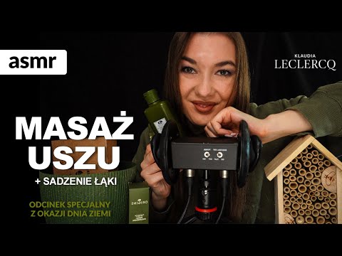 ZAŚNIESZ PODCZAS MASAŻU USZU ASMR po polsku