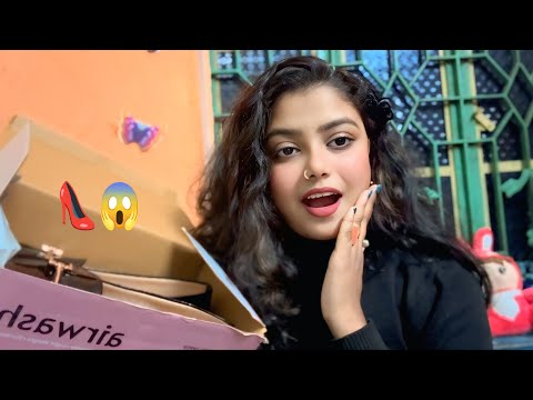 ASMR My New Shoes Unboxing 👠🥺