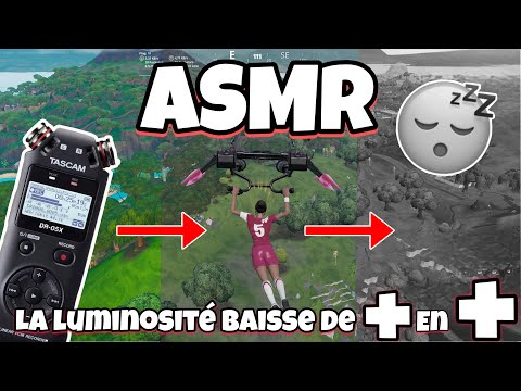 ASMR Français • LA LUMINOSITÉ BAISSE PROGRESSIVEMENT POUR T’ENDORMIR 😴 (avec le TASCAM)