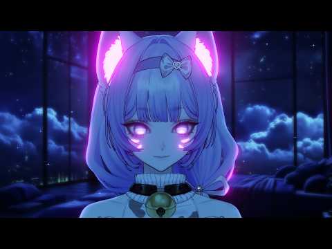 ASMR🌙Cute Cyber Cow🐮Midnight Ear Cleaning (Nitrile Gloves, Close Whispers)