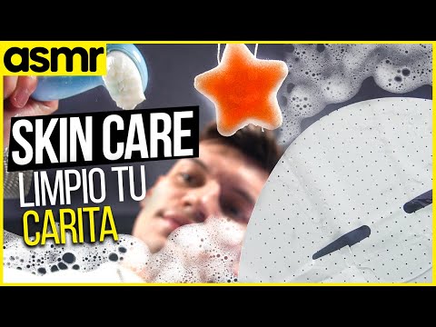 ASMR roleplay skin care y atención personal facial ASMR español