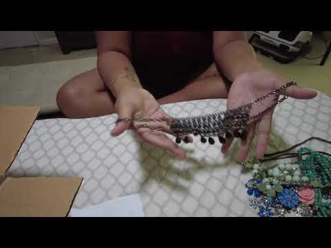 ASMR | Mystery  Jewelry Box UNBOXING 📦   Lots Of TINGLY Jewelry Sounds With Whispering, thanks Kim 🫂